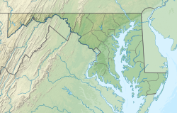 FedExField trên bản đồ Maryland
