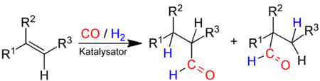 Hydroformylierung eines Alken