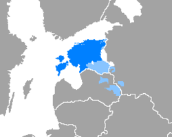 Поширення естонської мови