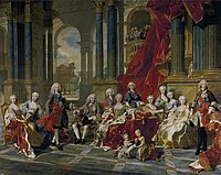 La familia de Felipe V, de Louis Michel van Loo, 1743.