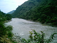 Tok řeky v Departementu Antioquia