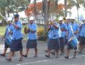 Blaaskapel van de politie in Apia