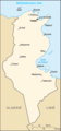 Kaart van Tunisië