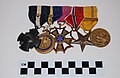 Bar of medals worn by Austin, now in the collection of the Naval War College Museum