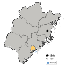 Kaart van Xiamen