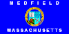 Flag of Medfield, Massachusetts