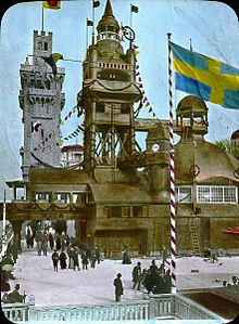 Pavillon de la Suède, par Ferdinand Boberg.