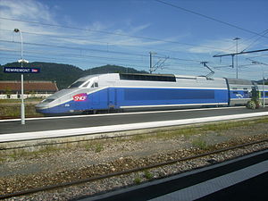 Gare de Remiremont desservie par le TGV et des trains TER Grand Est..