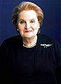 Madeleine Albright served 1997-2001 born 15 May 1937 (age 87)