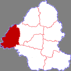 Localisation de Dōngmíng Xiàn