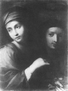Self-Portrait, Painting the Madonna of Luke, c. 1665, Pinacoteca di Brera, Milan