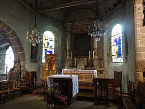 Interior de l'església parroquial de Saint-Pierre