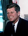Image 31John F. Kennedy, Massachusetts native and 35th President of the United States (1961–1963) (from History of Massachusetts)