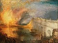 The Burning of the Houses of Lords and Commons, ca.1835. Philadelphia Museum of Art