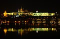 Castelo de Praga de noite