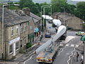 Image 23A turbine blade convoy passing through Edenfield, England (from Wind turbine)