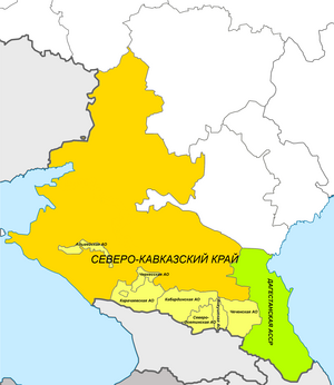 Северо-Кавказский край карта тӀа