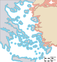 6 nautical miles: Current territorial sea limits as recognized by Greece and Turkey in the Aegean.