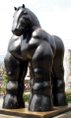 פסל סוס בעיר מדיין, קולומביה