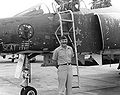 Americké stíhací eso z vietnamské války Robin Olds a jeho F-4C Phantom II