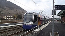 Avanto-tram op het station.