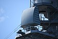 AN/SPQ-9B radar on board mast of JS Atago (DDG-177) left front view at JMSDF Maizuru Naval Base, 13 April 2019.