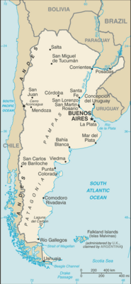 Argentina - Mappa