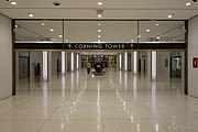 The entrance to the Corning Tower via the underground concourse