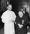 Bl. Giacomo Alberione spolu s papežem sv. Pavlem VI.