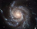 M101, спіральна галактика-прототип, видима згори