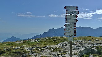 Der Passo Grosté mit Blickrichtung Nordosten in das Val Flavona