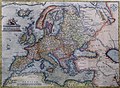 Abraham Ortelius-kart over Europa fra 1595