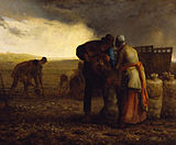 The Potato Harvest by Jean-François Millet, 1855 (Walters Art Museum)