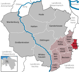 Kirchseelte – Mappa