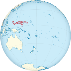 the Federated States of Micronesia को स्थान