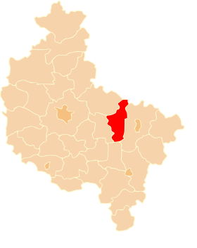 Localisation de Powiat de Słupca