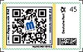 Interaktive Briefmarke mit QR-Code