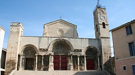 West portal of the abbey church