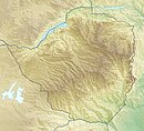 Location map is located in Zimbabwe