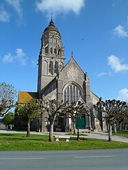 The church of Notre-Dame in Sainte-Marie-du-Mont