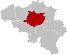 Arcidiecéze mechelensko-bruselská na mapě