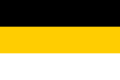 ธงสีตราแผ่นดิน (แต่มักเรียกกันอย่างเข้าใจผิดว่า "ธงราชวงศ์โรมานอฟ") พ.ศ. 2401–2426