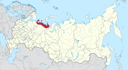Nenetskijs placering i Rusland
