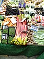 Yorkshire Forced Rhubarb auf dem Markt in Leeds