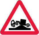 Risk of grounding warning sign