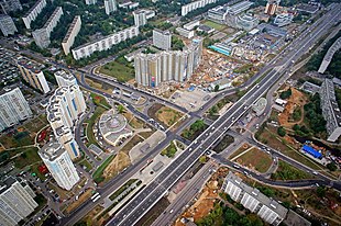 Пересечение c улицей Академика Янгеля в Чертанове Южном