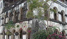 Edifício de missão em Bagamoyo