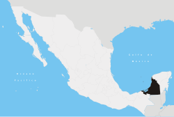 موقعیت کامپچه در مکزیک