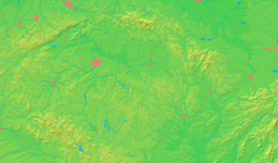 موقعیت برزی (ناحیه برتسلاف) در نقشه