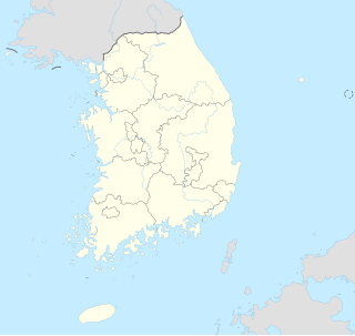 Carte des aéroports de Corée du Sud